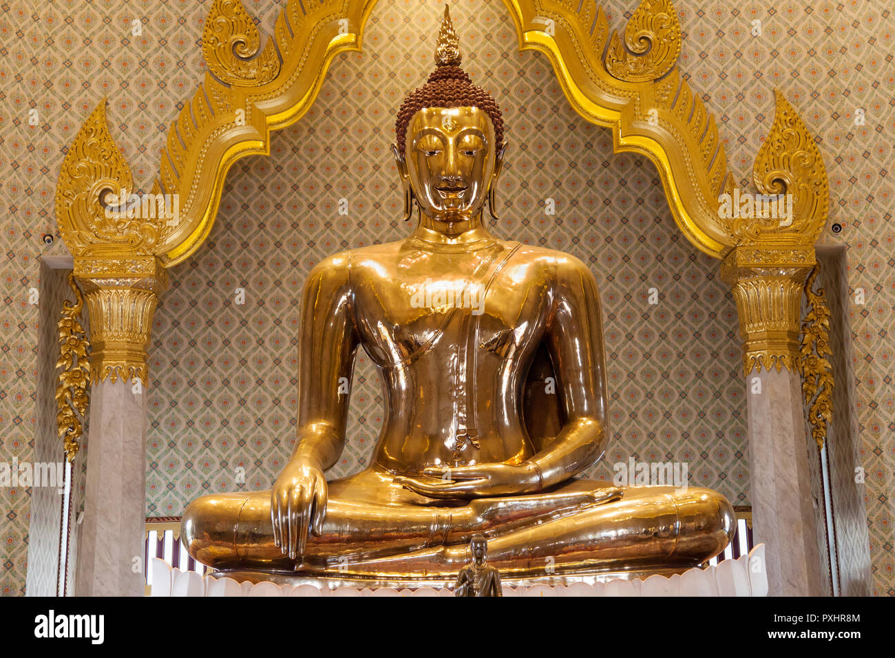 Le Bouddha d'Or de Wat Traimit, Bangkok, Thaïlande. Banque D'Images