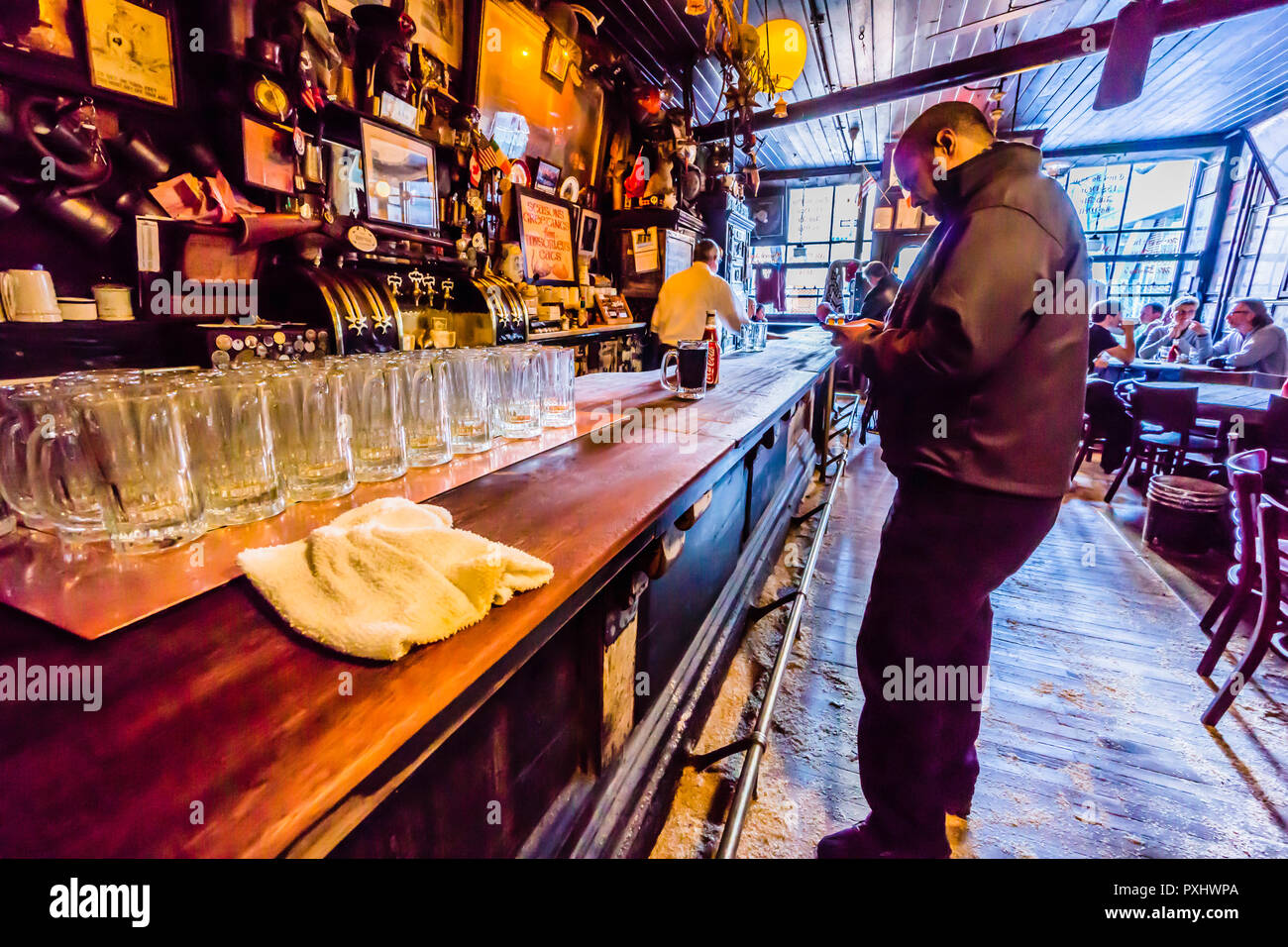 McSorley's Old Ale House East Village, Manhattan - New York, New York, USA Banque D'Images