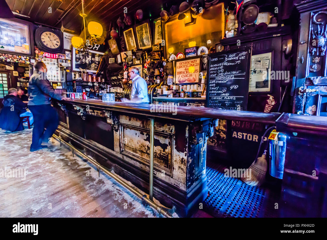 McSorley's Old Ale House East Village, Manhattan - New York, New York, USA Banque D'Images