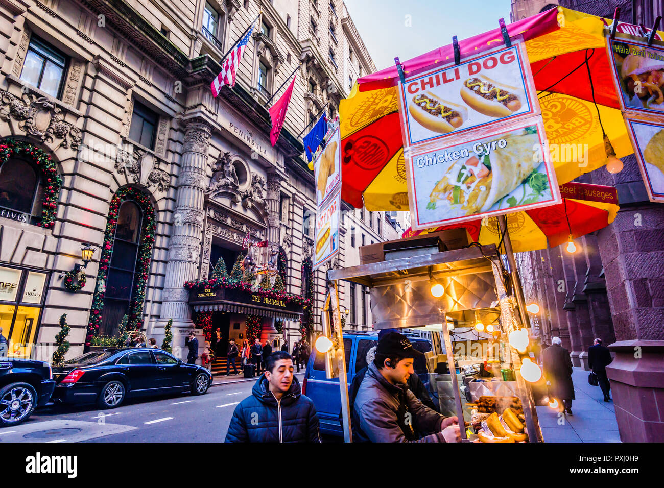 Le Manhattan Plaza Hotel - New York, New York, USA Banque D'Images