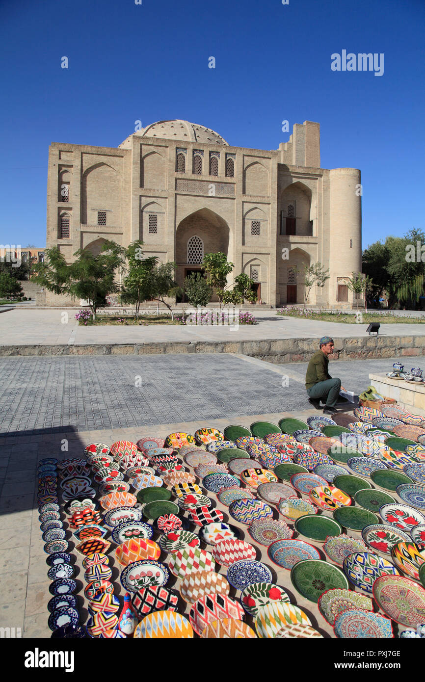 L'Ouzbékistan ; Boukhara Nadir Divanbegi ; Khanaka, céramique, artisanat, décrochage Banque D'Images