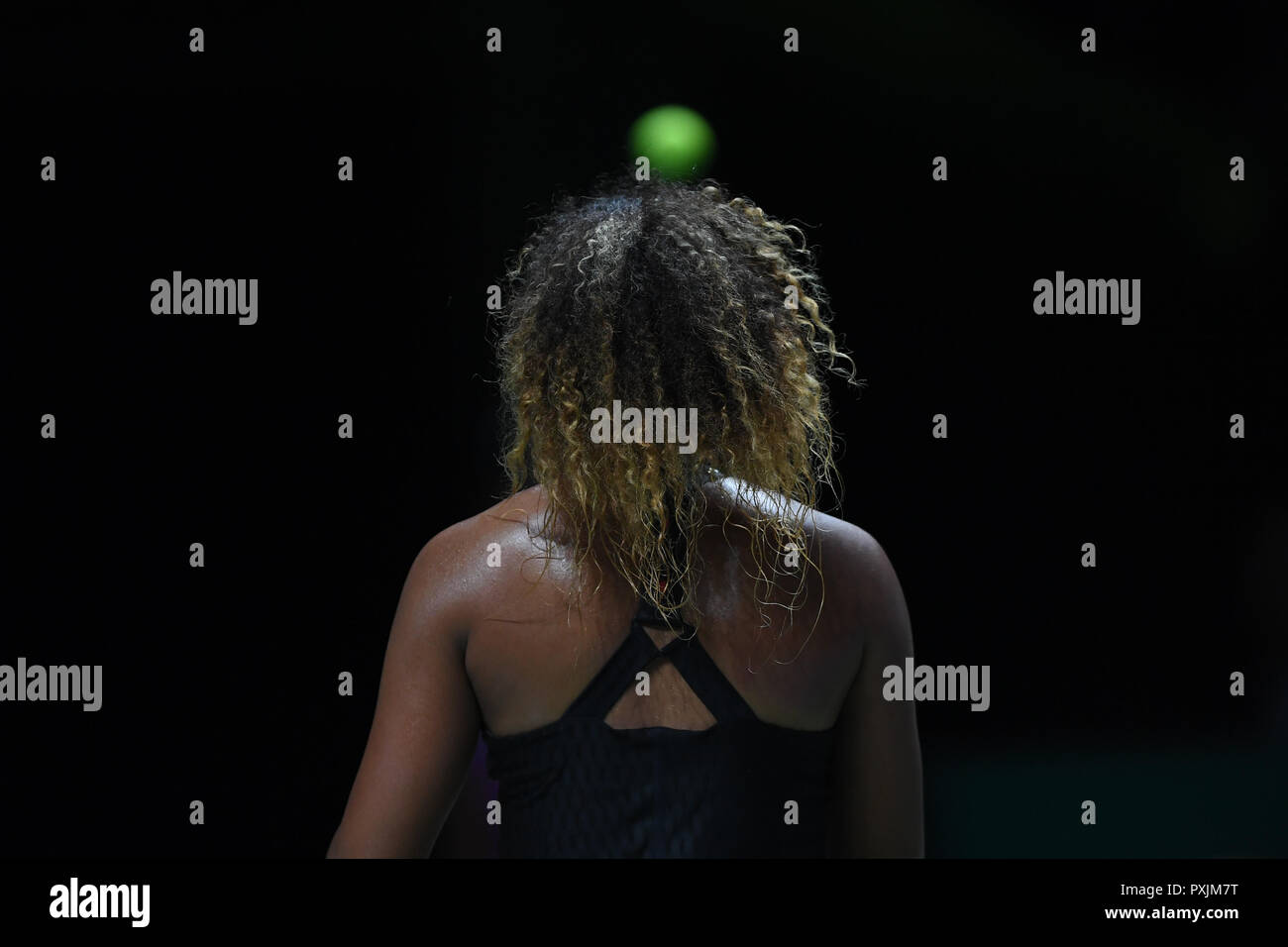 Naomi Osaka (JPN), OCT22, Naomi Osaka (JPN) vs Sloane Stephens (USA) - 2018 BNP Paribas finales WTA Crédit : Haruhiko Otsuka/AFLO/Alamy Live News Banque D'Images