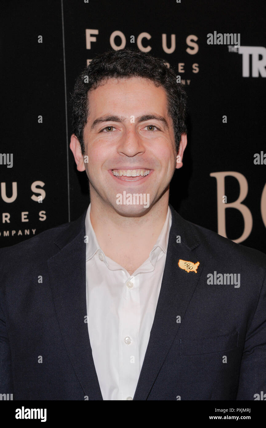 New York, USA. 22 octobre, 2018. Amit Paley assiste à la projection de New York "Garçon Effacé' à l'hôtel Whitby le 22 octobre 2018 dans la ville de New York. Credit : Ron Adar/Alamy Live News Banque D'Images