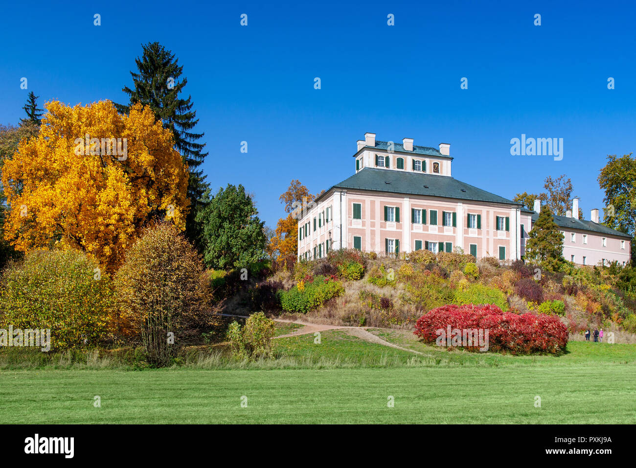 Zámek Ratibořice, Babiččino údolí, Česká republika / château Ratiborice, la région de Bohême de l'Est, République Tchèque Banque D'Images