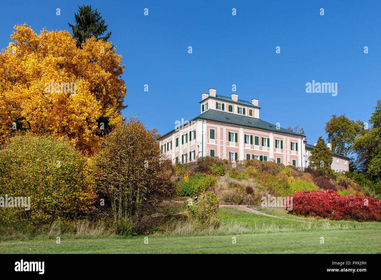 Zámek Ratibořice, Babiččino údolí, Česká republika / château Ratiborice, la région de Bohême de l'Est, République Tchèque Banque D'Images