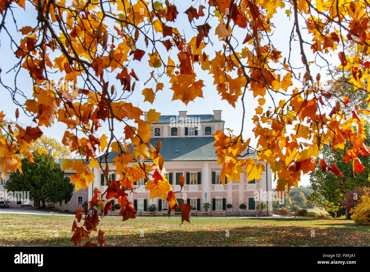 Zámek Ratibořice, Babiččino údolí, Česká republika / château Ratiborice, la région de Bohême de l'Est, République Tchèque Banque D'Images