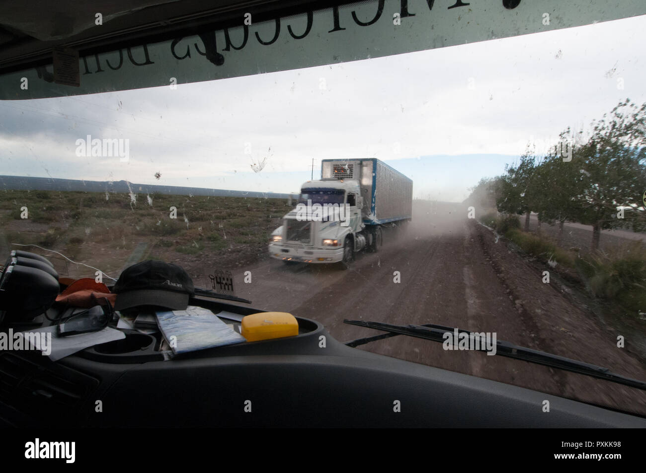 Sur la Ruta Cuarenta dans Malargue salon Banque D'Images