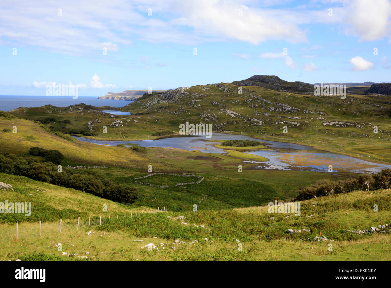 La côte de l'Écosse, vue de l'Écosse, Highlands, Royaume-Uni Banque D'Images