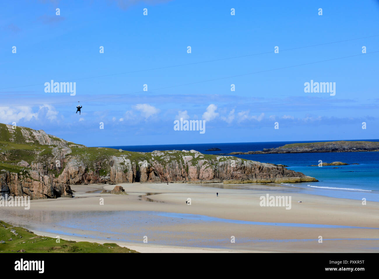 Les plages de la péninsule de Durness, Ecosse, Highlands, Royaume-Uni Banque D'Images