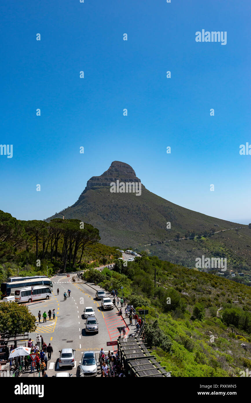 Mountain Lions Head, Table Mountain, Cape Town, Afrique du Sud Banque D'Images