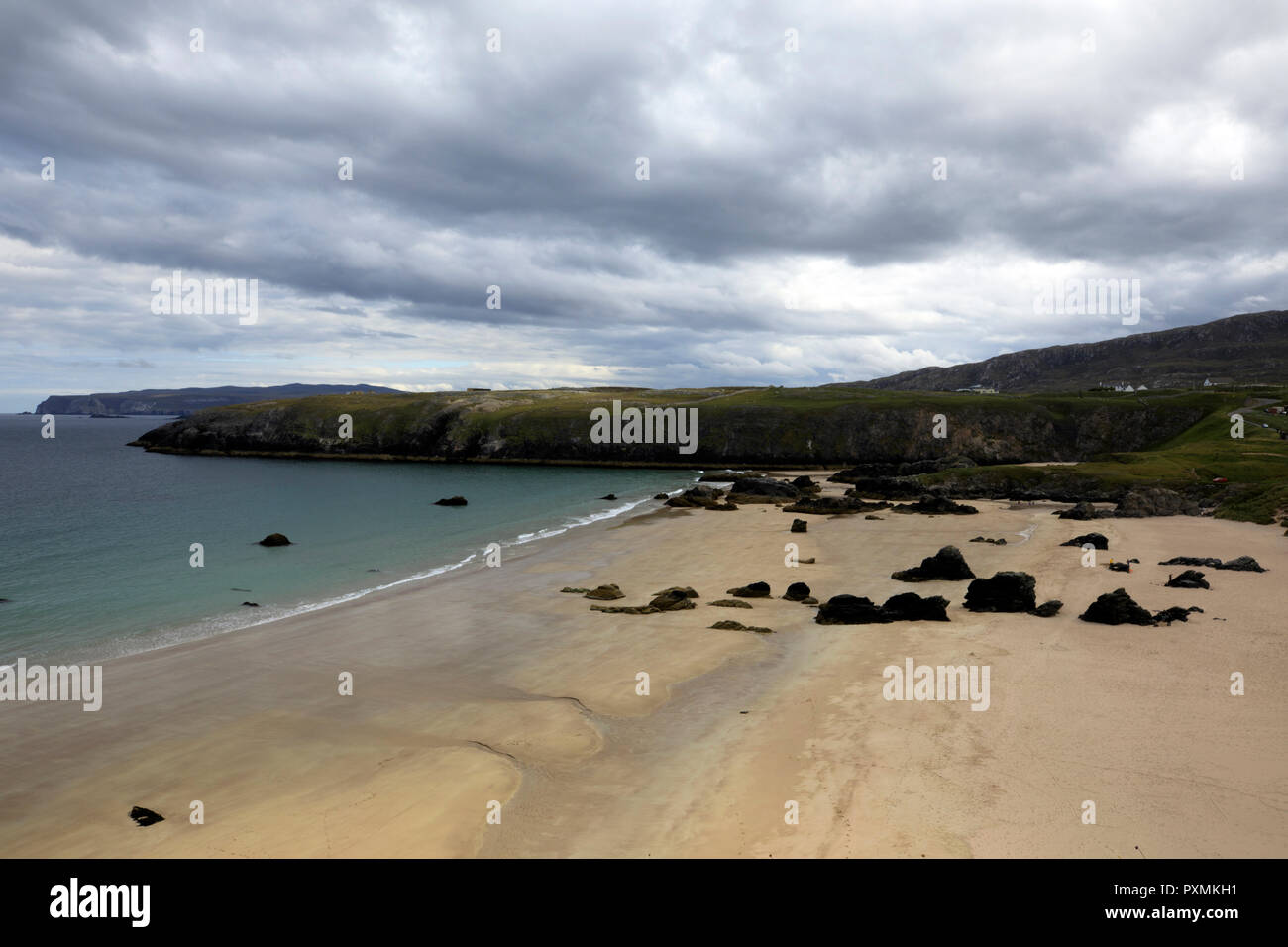 Les plages de la péninsule de Durness, Ecosse, Highlands, Royaume-Uni Banque D'Images