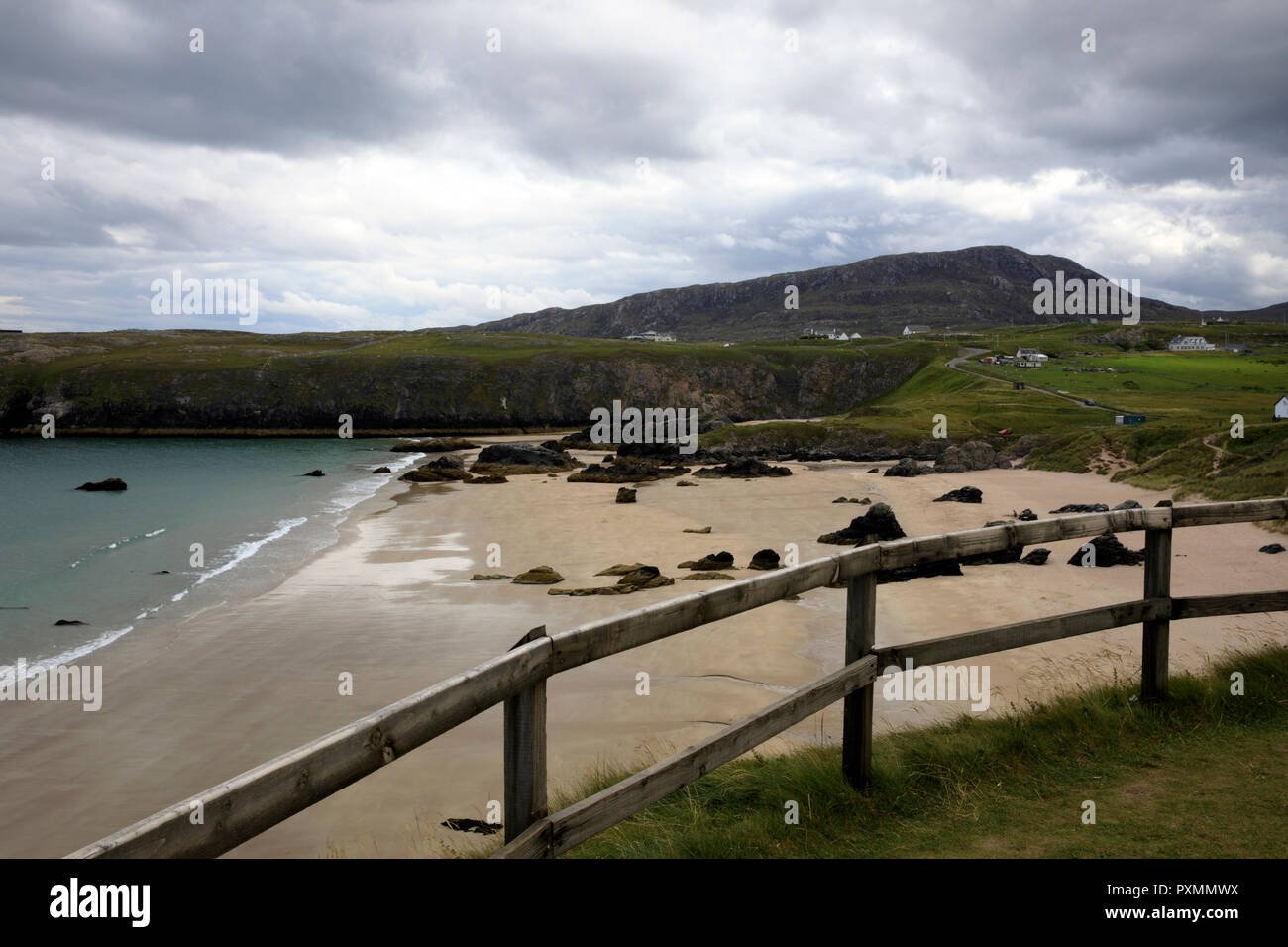 Les plages de la péninsule de Durness, Ecosse, Highlands, Royaume-Uni Banque D'Images