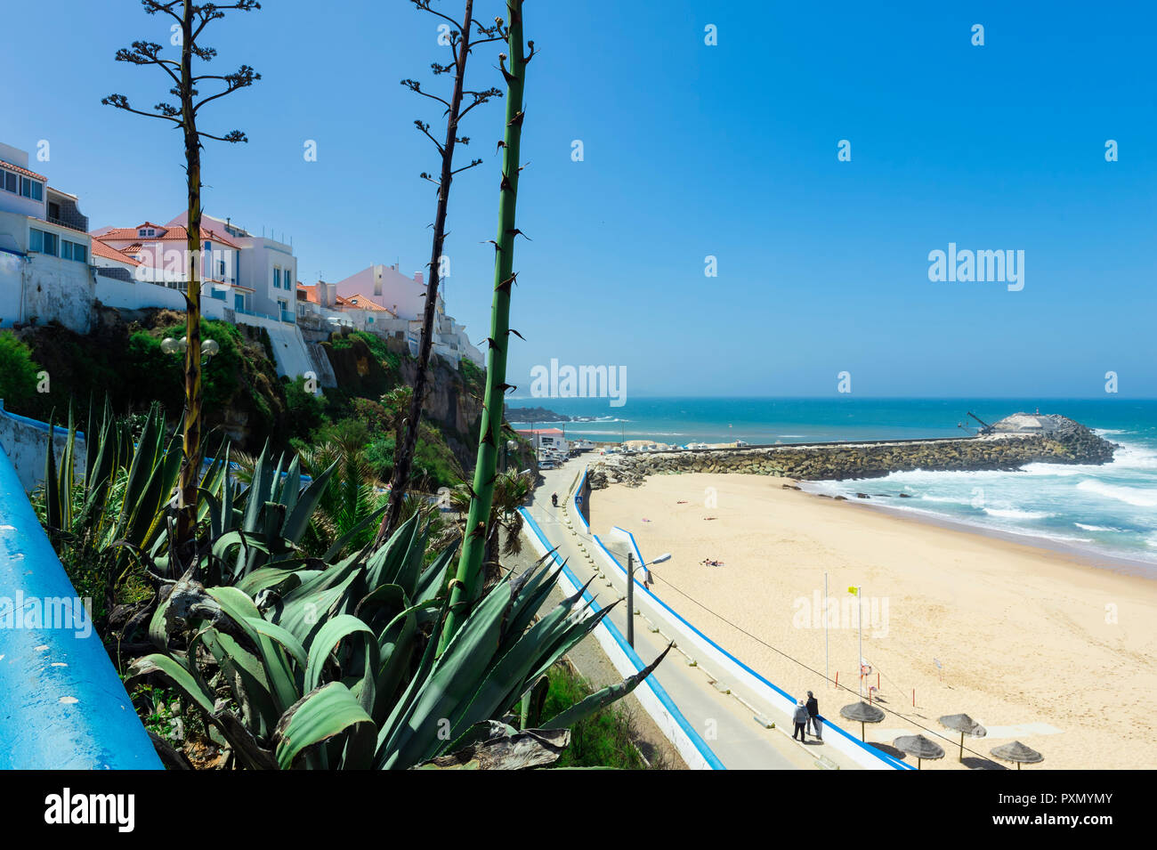 Praia do Norte, North Beach, Ericeira, Côte de Lisbonne, Portugal Banque D'Images