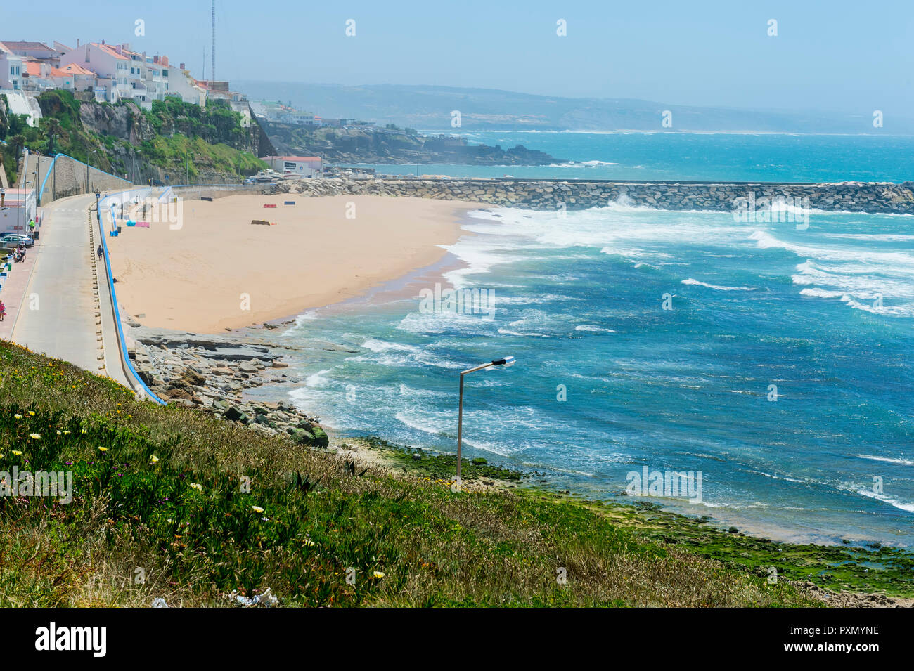 Praia do Norte, North Beach, Ericeira, Côte de Lisbonne, Portugal Banque D'Images