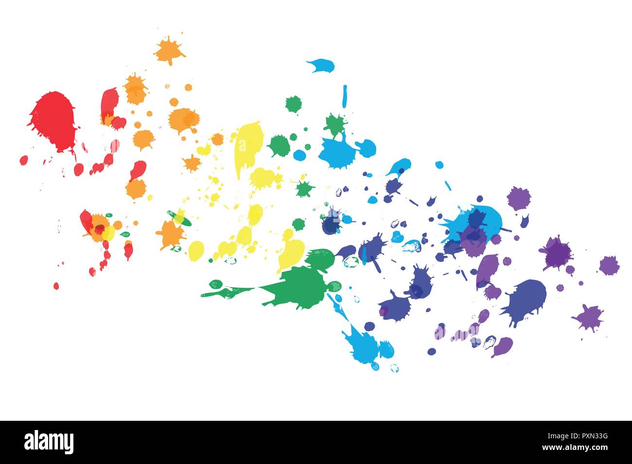Flou de couleur dans les couleurs arc-en-ciel EPS10 vector illustration Illustration de Vecteur