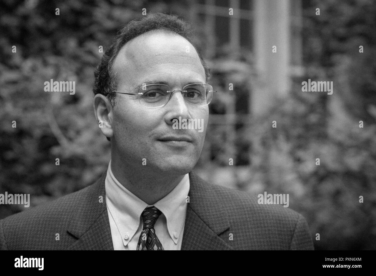 Steven Drizin, professeur de droit à nord-ouest de l'École de droit de l'Pritzker, photographié à Chicago en 2003. Banque D'Images