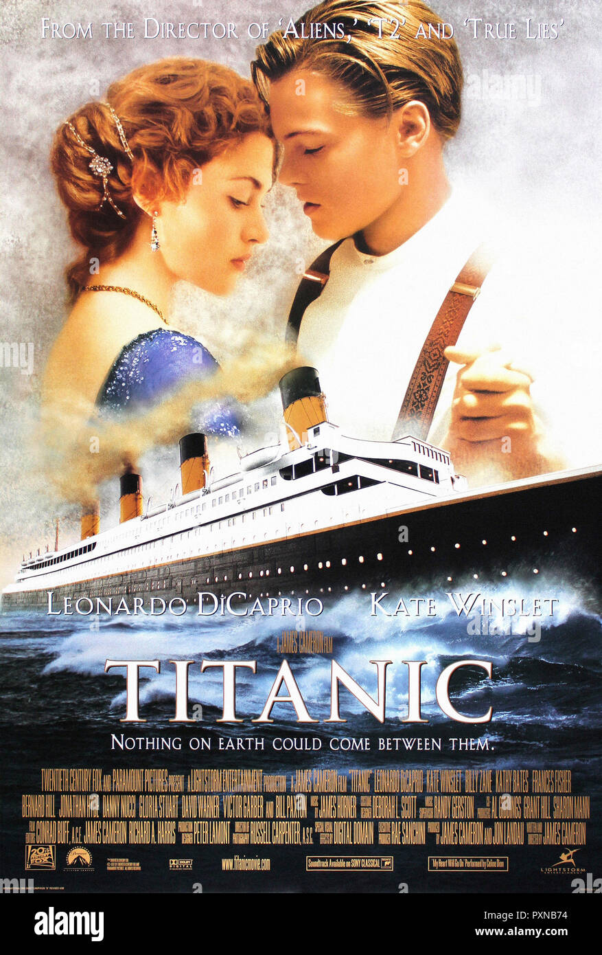 Titanic - affiche de film original Banque D'Images