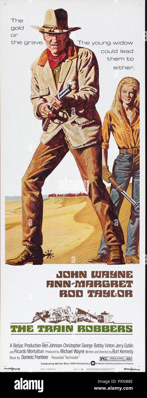 Les voleurs de train - Original movie poster Banque D'Images