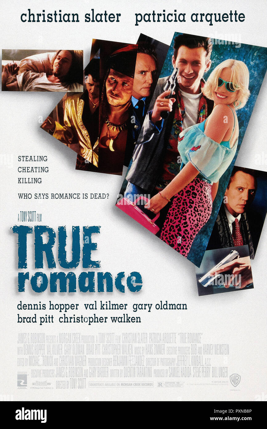 True Romance - Original movie poster Banque D'Images