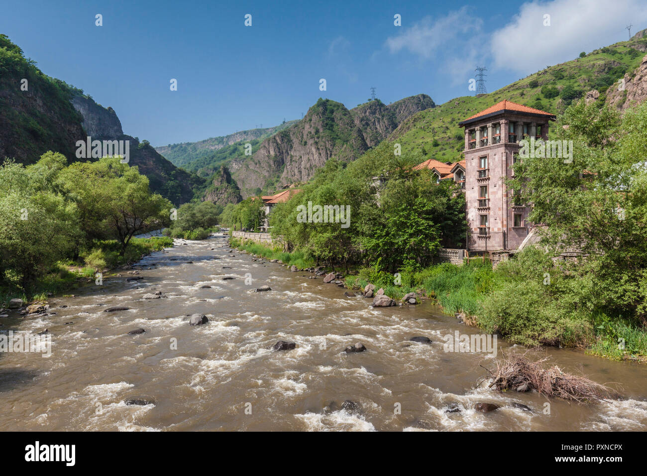 L'Arménie, Canyon Débède, Dzoraguet, Tufenkian Avan Dzoraget Hotel Banque D'Images