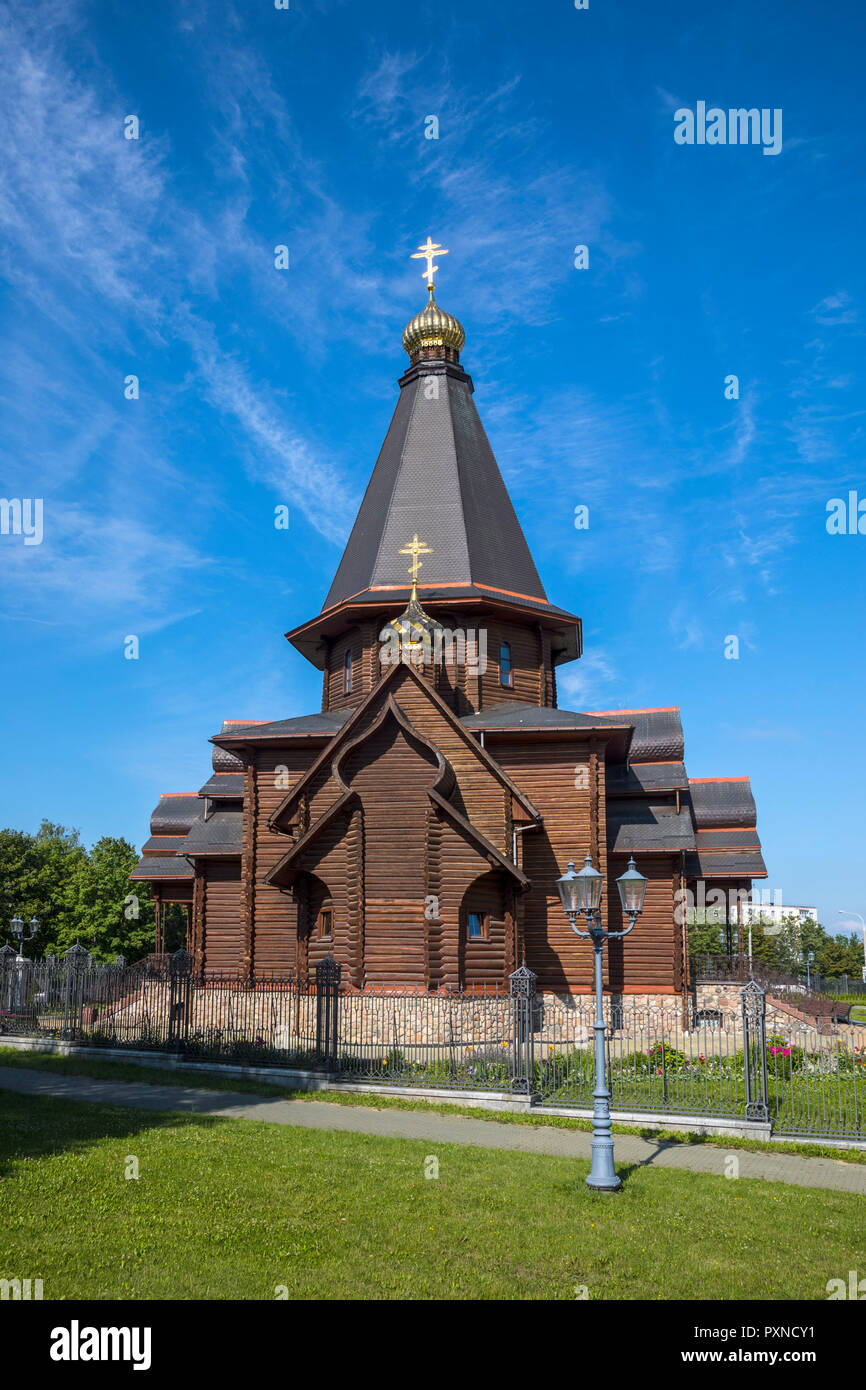 L'église Holy Trinity, Minsk, Bélarus Banque D'Images