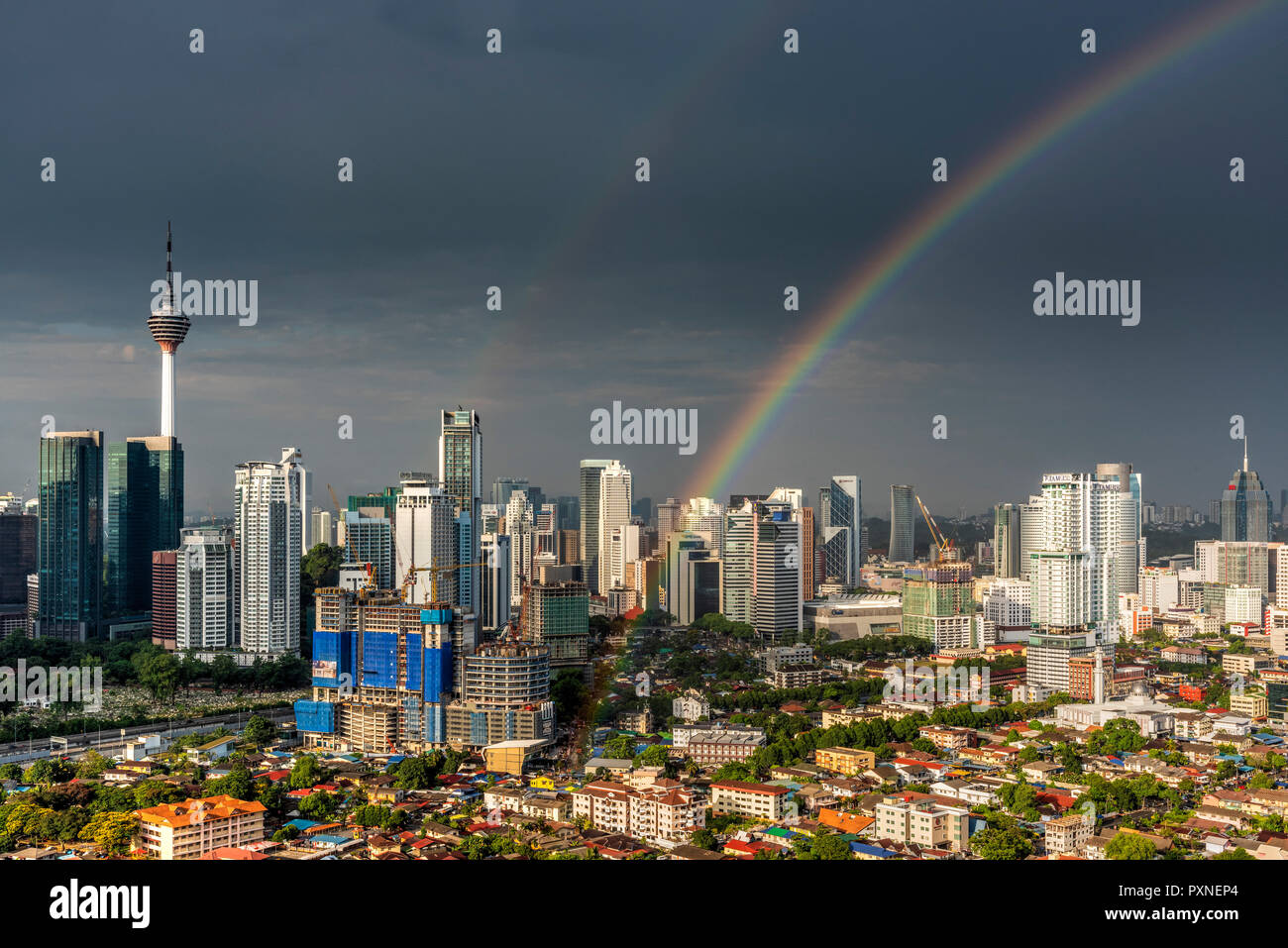 City skyline, Kuala Lumpur, Malaisie Banque D'Images