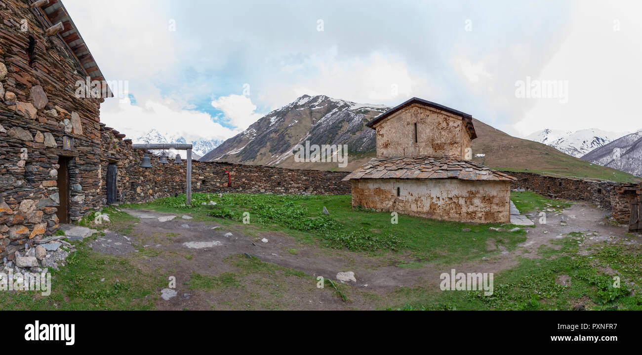 La Géorgie, Ushguli, Banque D'Images