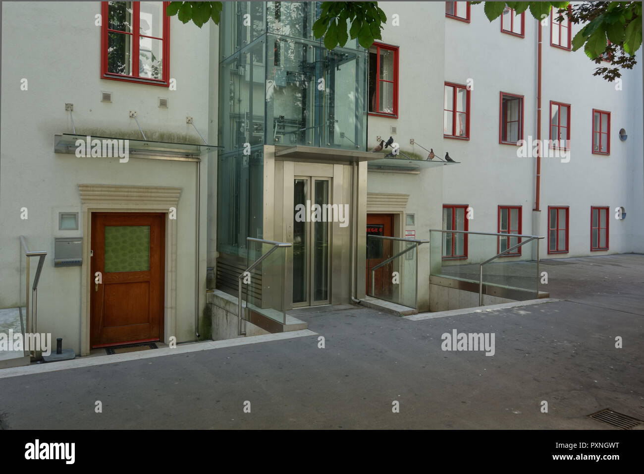 Wien, Gemeindebau des 'Roten Wien' - Vienne, Conseil Tenement Block, 'Red', Vienne, Klose-Hof Philippovichgasse, Josef Hoffmann 1925 1 Banque D'Images