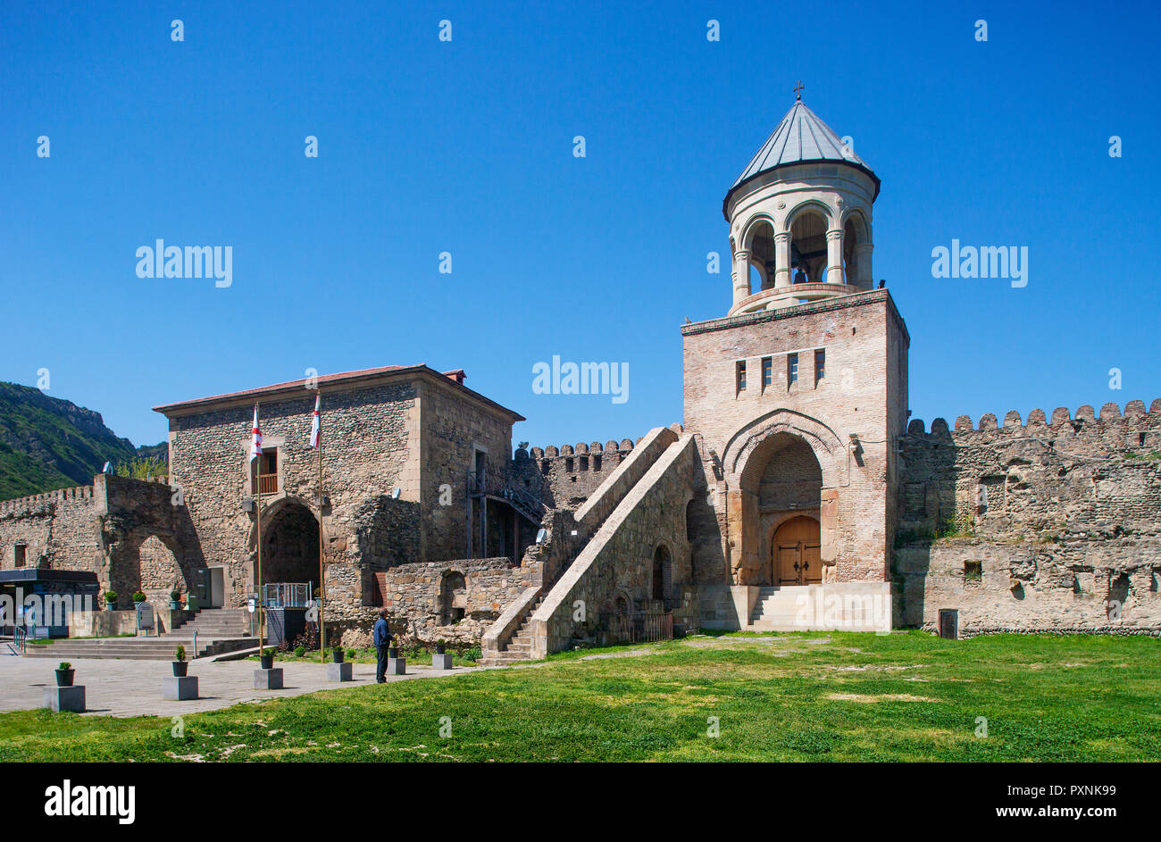 La Géorgie, la cathédrale de Svetitskhoveli, Mtskheta Banque D'Images