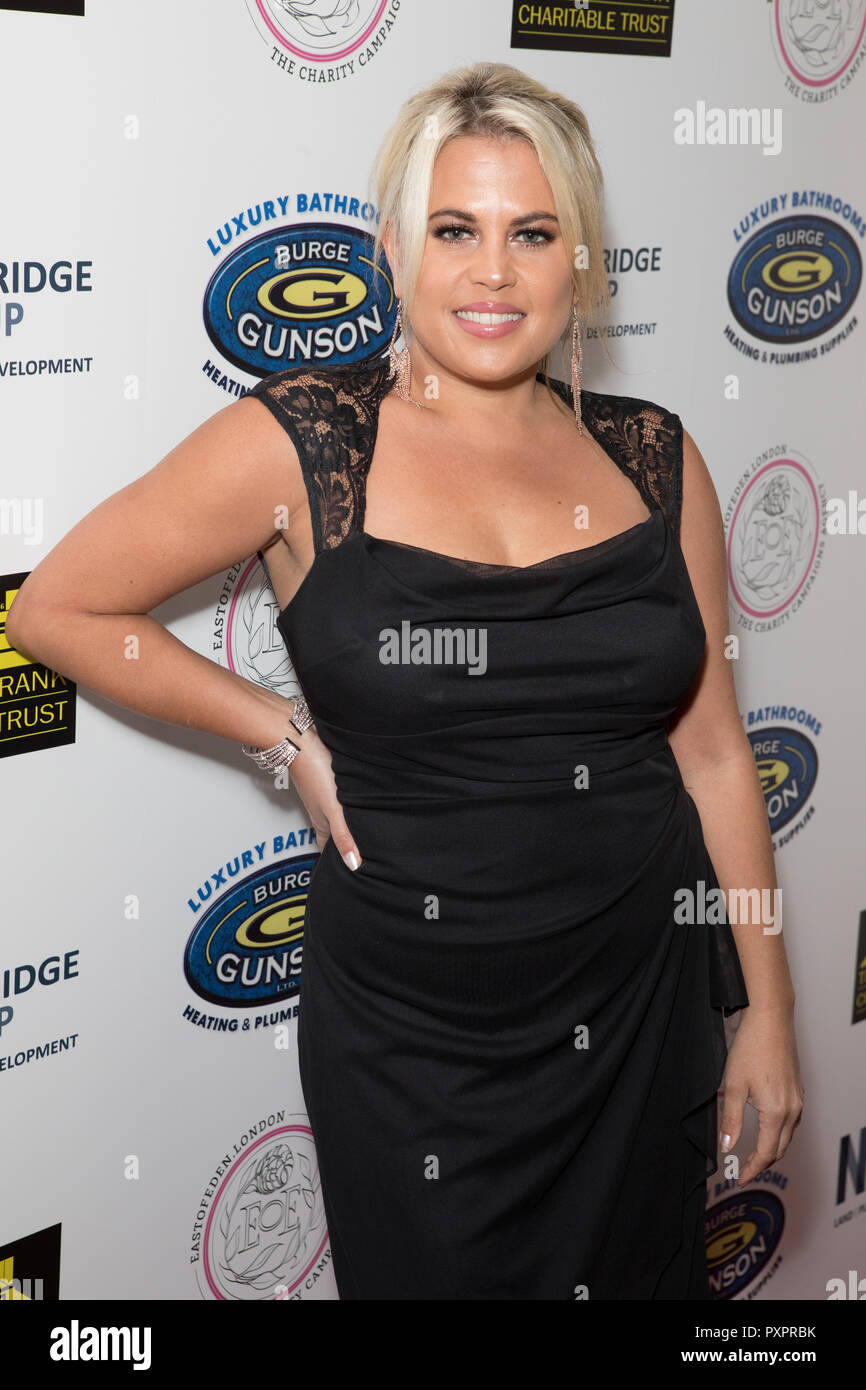 Vous pourrez assister à Paul Strank Charitable Trust au Gala annuel du Club de la Banque d'Angleterre, Roehampton, comprend : Nadia Essex où : London, Royaume-Uni Quand : 22 Sep 2018 Credit : Phil Lewis/WENN.com Banque D'Images