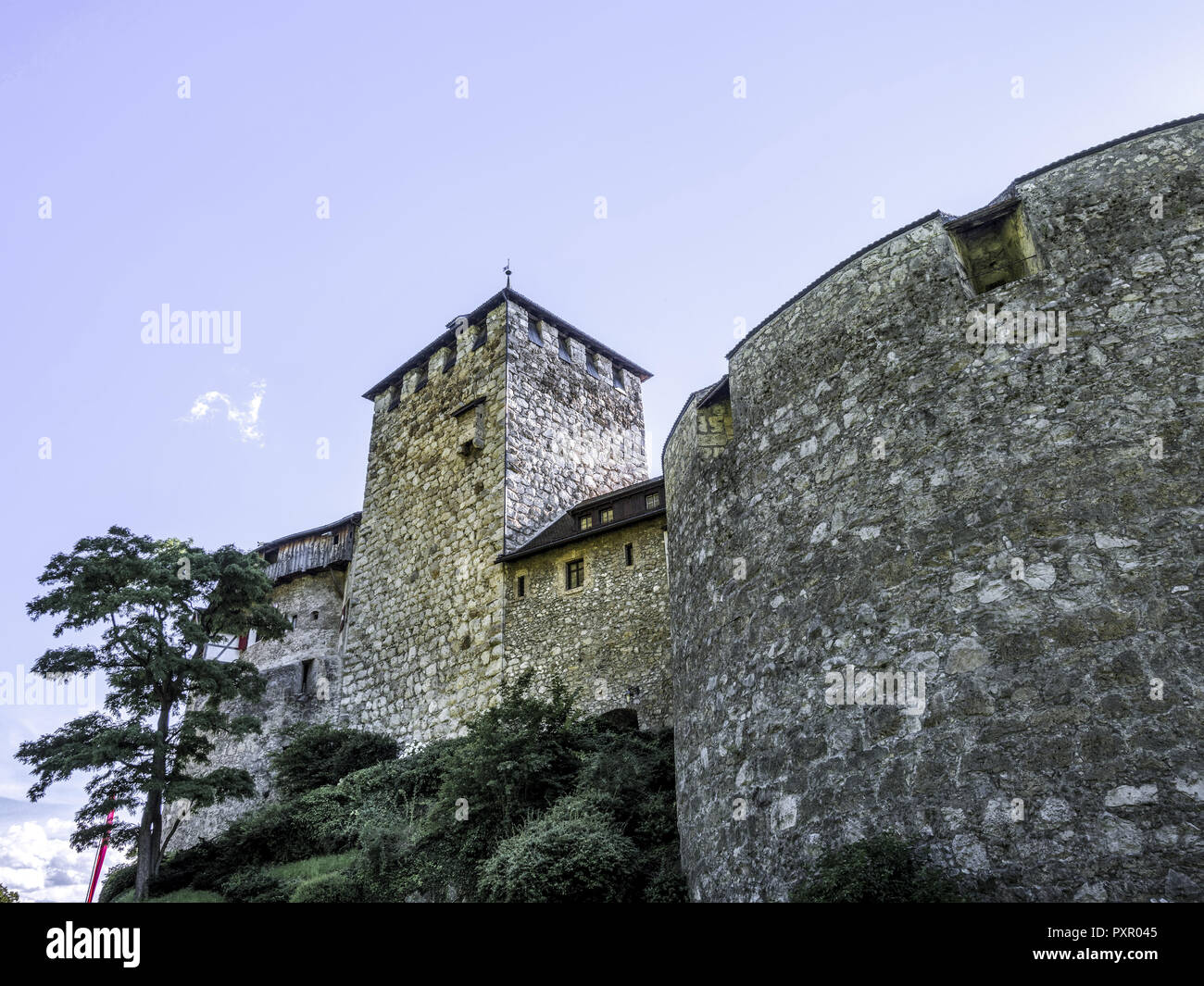 Le Château de Schloss Vaduz, Principauté de Liechtenstein, de l'Europe Banque D'Images