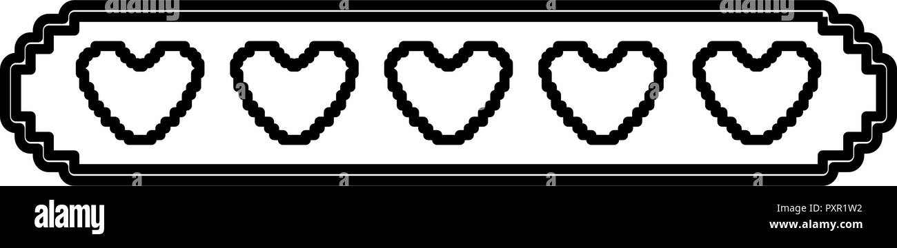 Jeu Video Pixel Bar Sante Coeur Vector Illustration Image Vectorielle Stock Alamy Jeu Video Pixel Bar Sante Coeur Vector Illustration Image Vectorielle Stock Alamy
