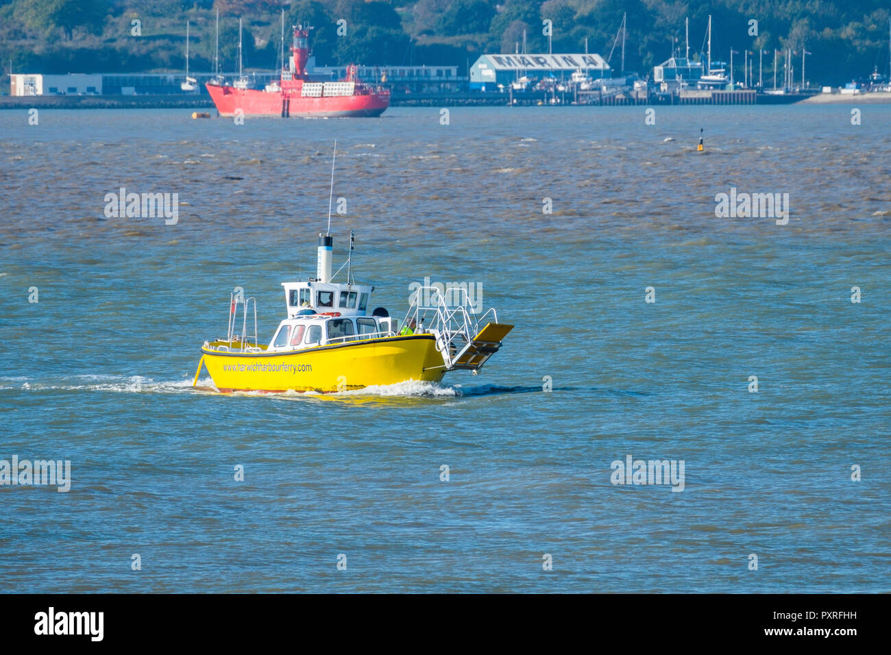 Le Port de Harwich ferry. Banque D'Images