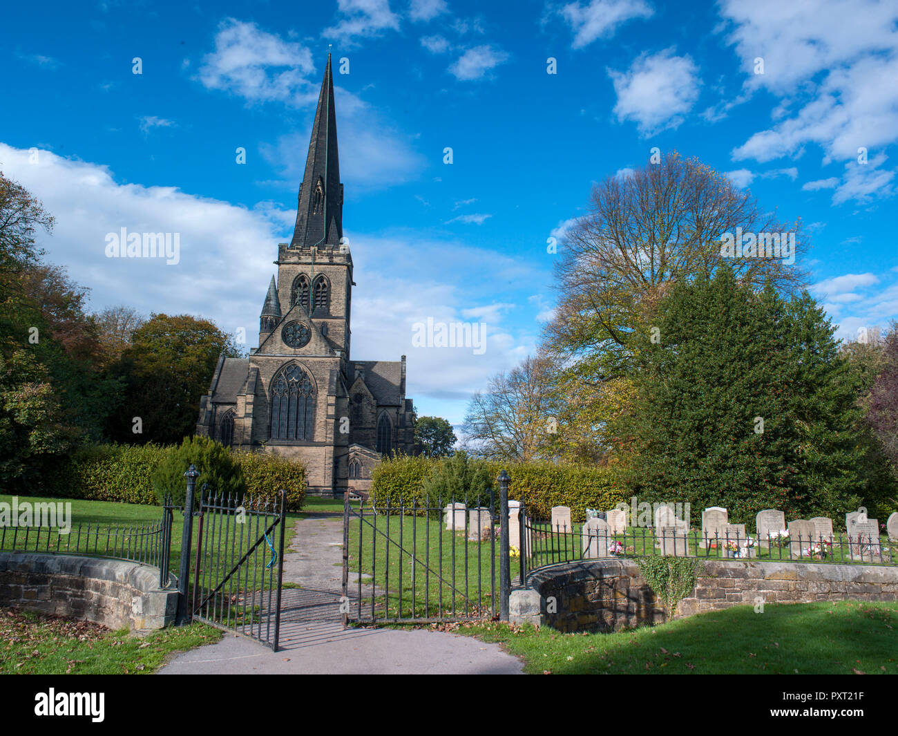 L'église paroissiale de Sainte Trinité, Wentworth, South Yorkshire, Angleterre Banque D'Images