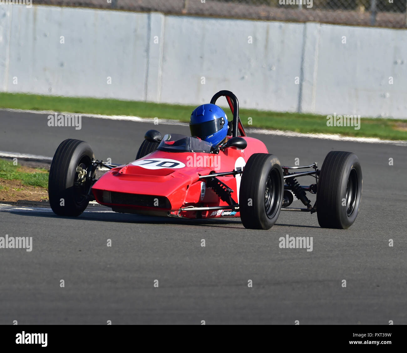 Danny la marmotte, Elden Mk8, Formule Ford historique, HFF, HSCC Silverstone, finale, Silverstone, octobre 2018, les voitures, les voitures de course classique, course, Historique Banque D'Images