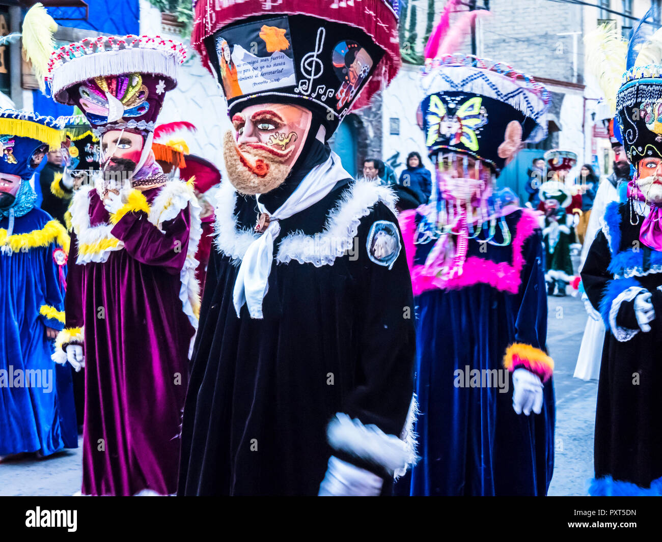 21 Oct 2018, Mexico, Mexique - célébration de la rue pour Dias de los Muertos Banque D'Images