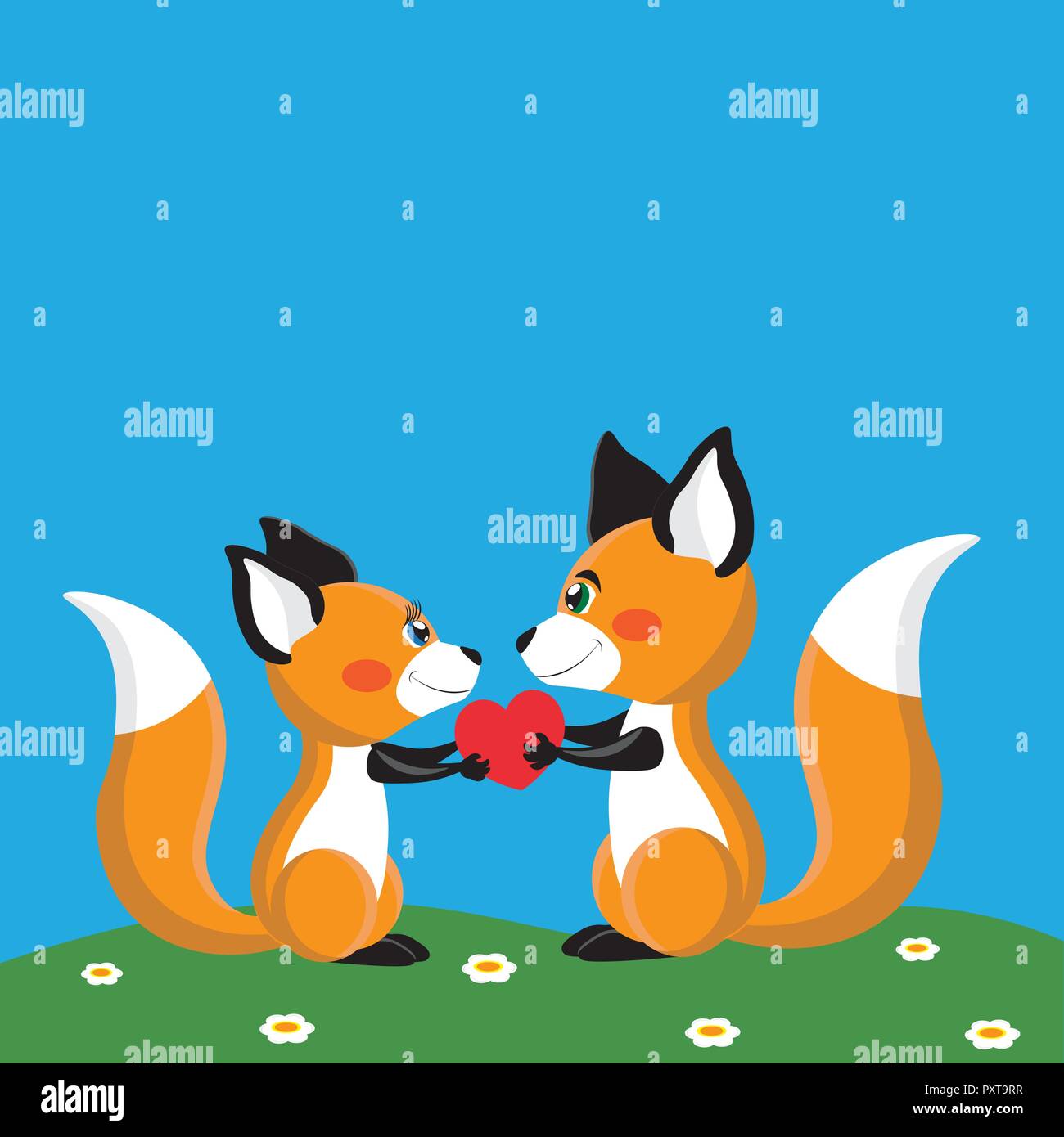 Deux Renards Mignon Tombe En Amour Drole De Scenario L Illustration Pour La Saint Valentin Image Vectorielle Stock Alamy Deux Renards Mignon Tombe En Amour Drole De Scenario L Illustration Pour La Saint Valentin Image Vectorielle Stock Alamy