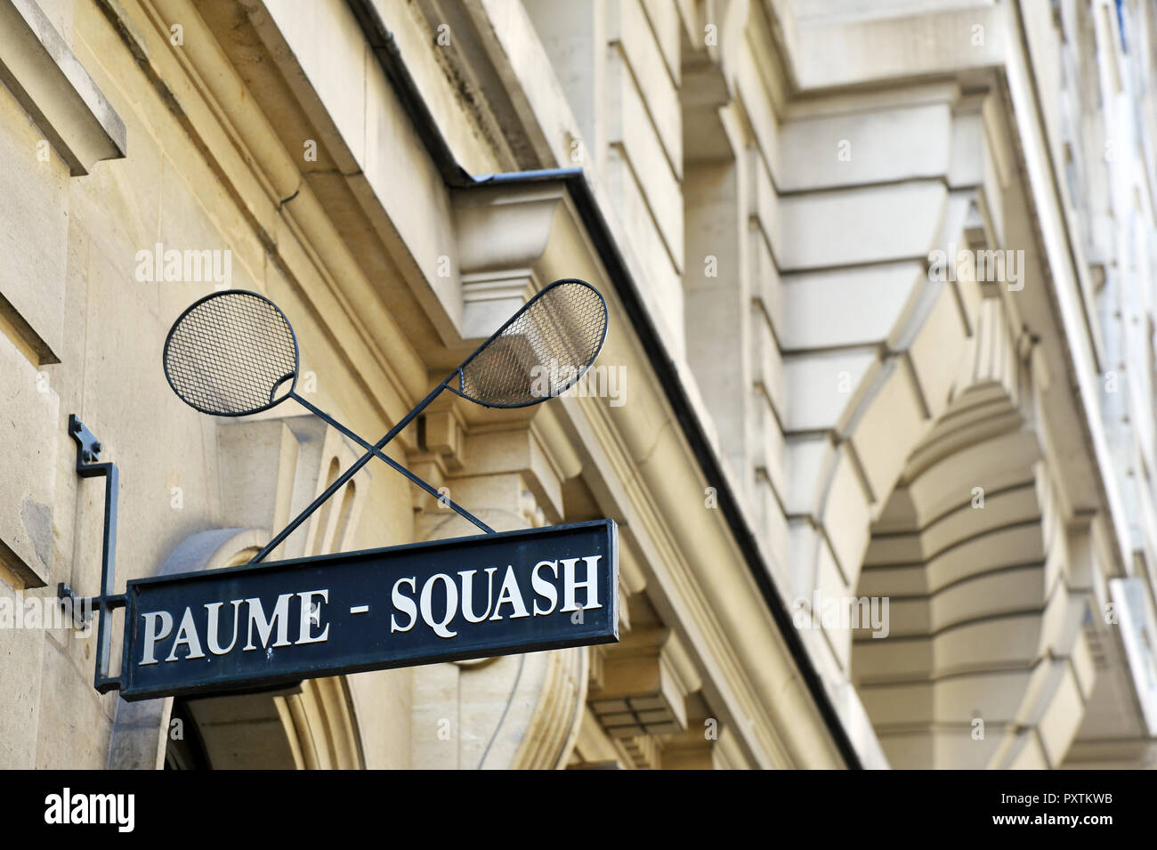 Club du Jeu de Paume de Paris - Rue Lauriston - Paris 16ème - France Banque D'Images