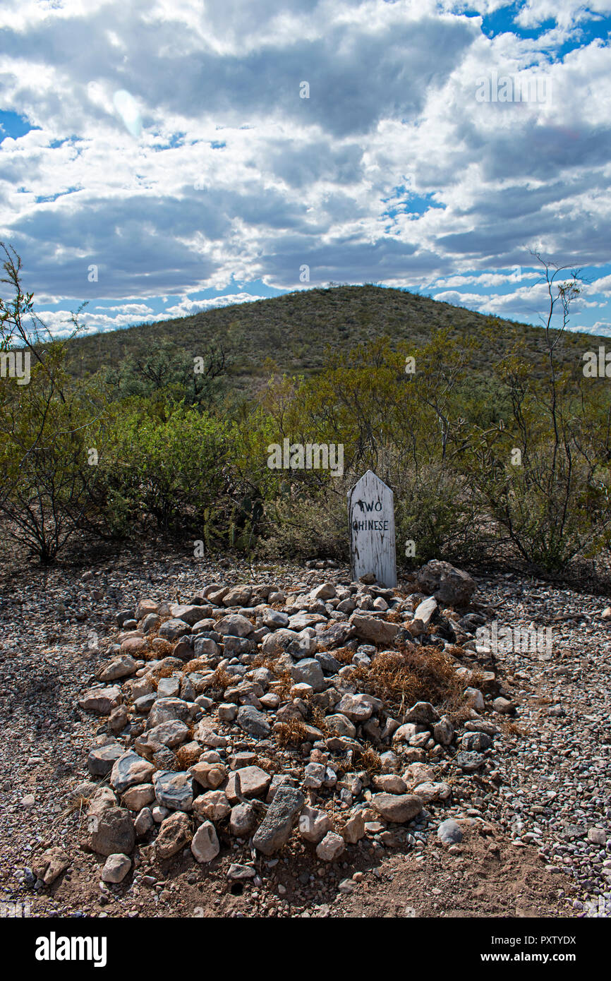 Boot Hill Cemetery. Tombstone, Arizona USA Banque D'Images