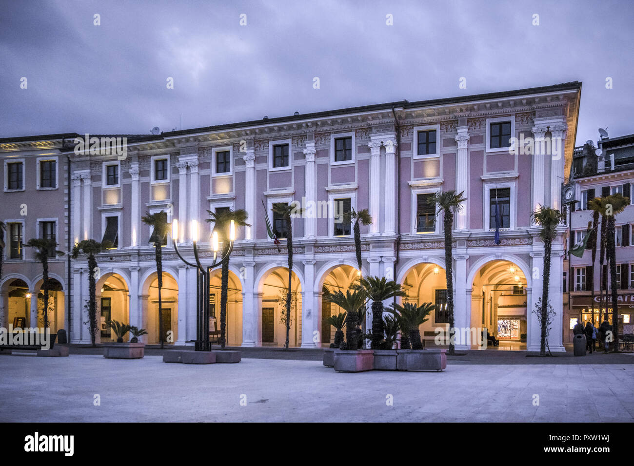 Magnifica Patria Palace à Salo, Italie Banque D'Images