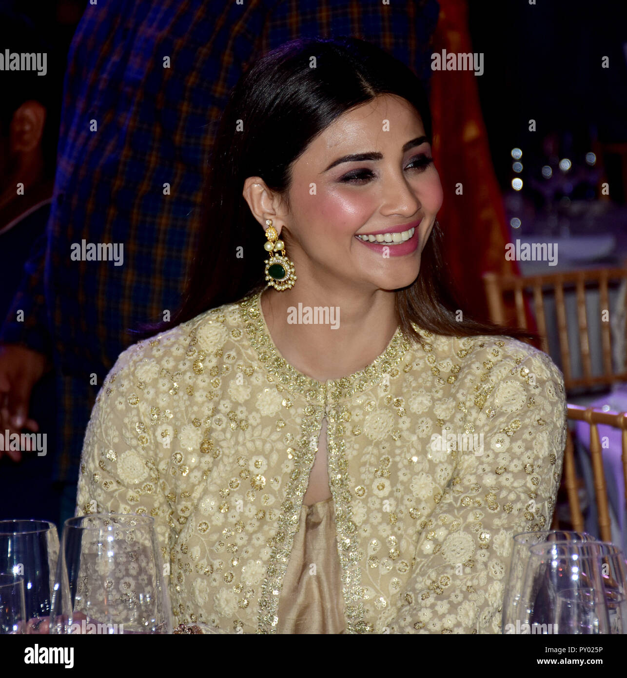 Mumbai, Inde. 24 Oct, 2018. L'actrice du film indien Shah Daisy vu à la designer Vikram Phadnis's fashion show à l'hôtel JW Marriott Juhu à Mumbai. Credit : Azhar Khan SOPA/Images/ZUMA/Alamy Fil Live News Banque D'Images