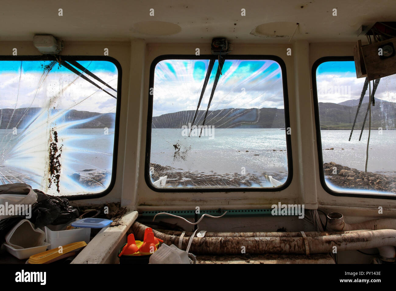 Le Loch Eriboll, Highlands, Scotland, UK Banque D'Images