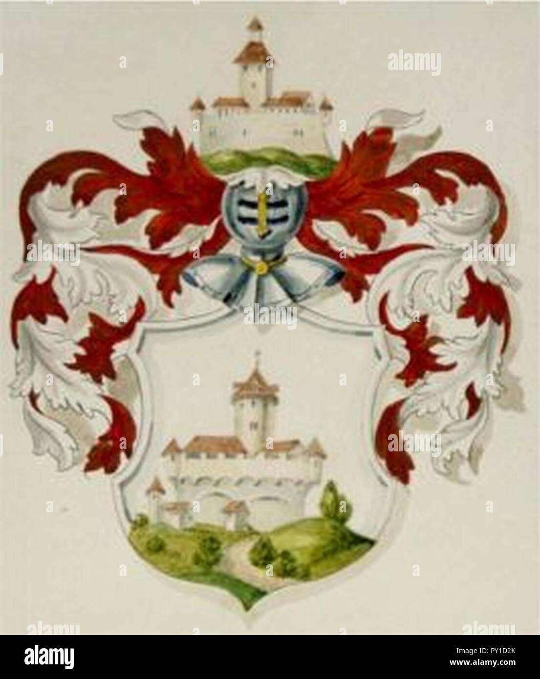 Bürgin Wappen Schaffhausen H02. Banque D'Images