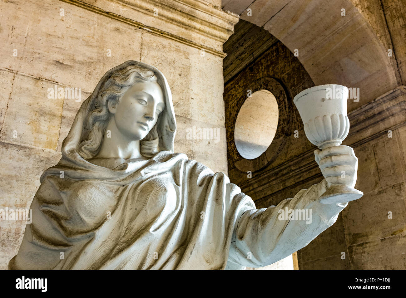 France Paris, une sculpture à l'Hôtel des Invalides Banque D'Images