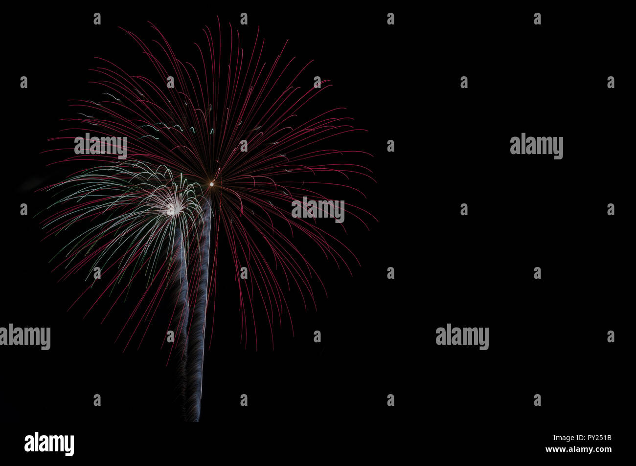 D'artifice du 4 juillet Banque D'Images