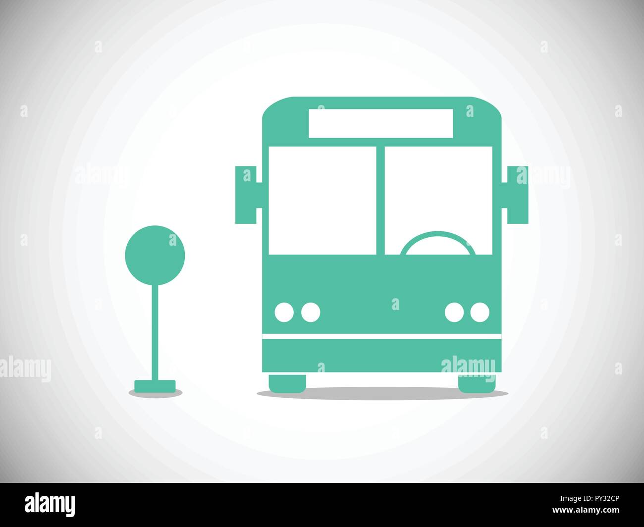 Icône de vecteur de bus Illustration de Vecteur