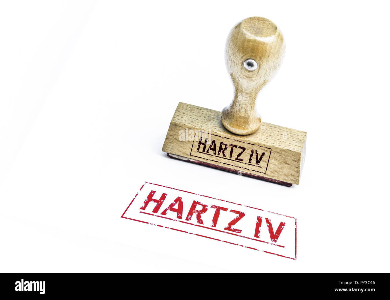 Stempel Hartz IV Banque D'Images