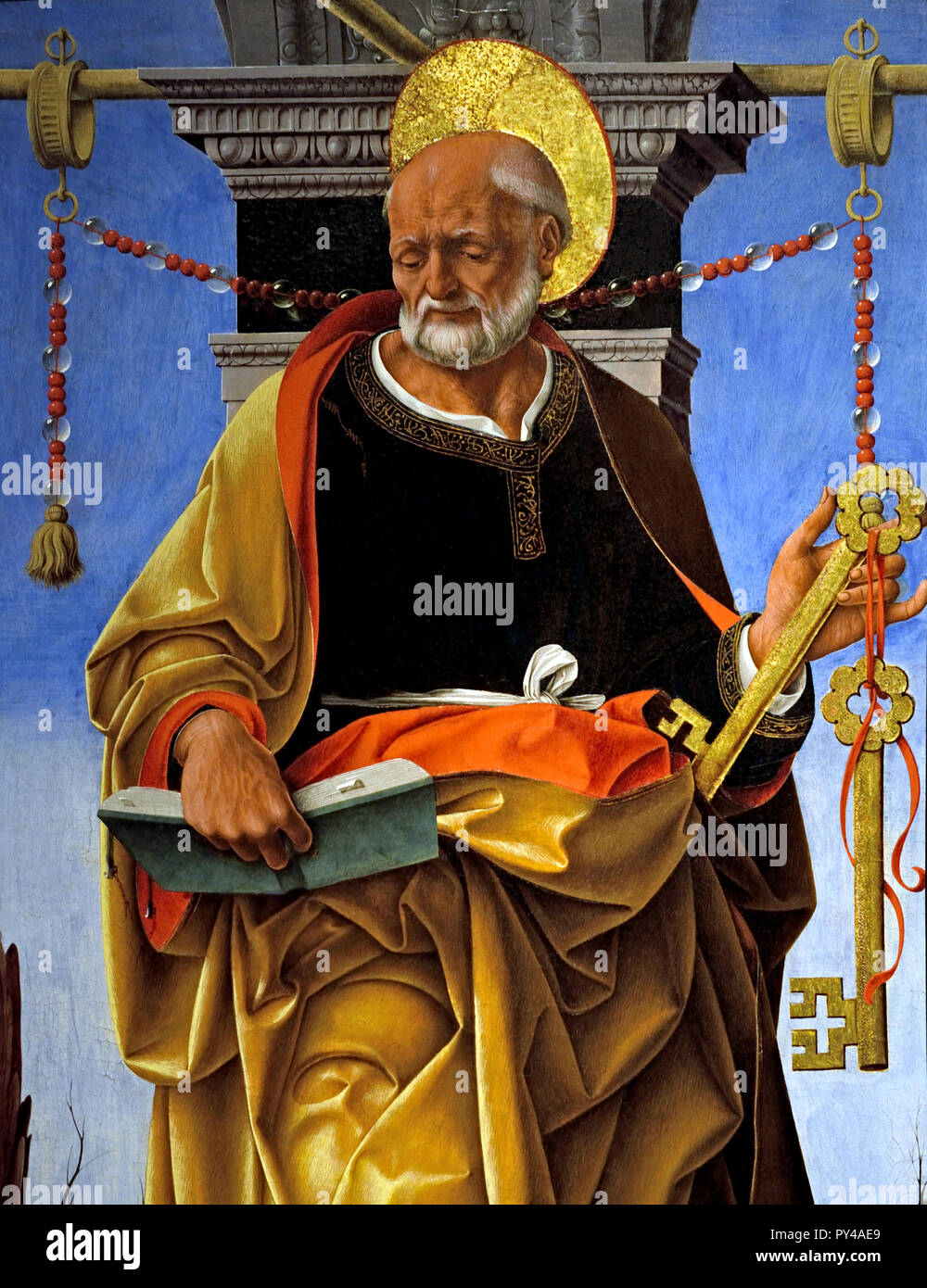 Saint Peter 1472 -1473 Francesco del Cossa 1430-1495 15e siècle, l'Italie, l'italien. Banque D'Images