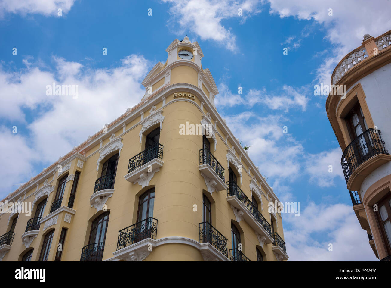Ronda, Espagne, une ville dans la province espagnole de Malaga. Banque D'Images