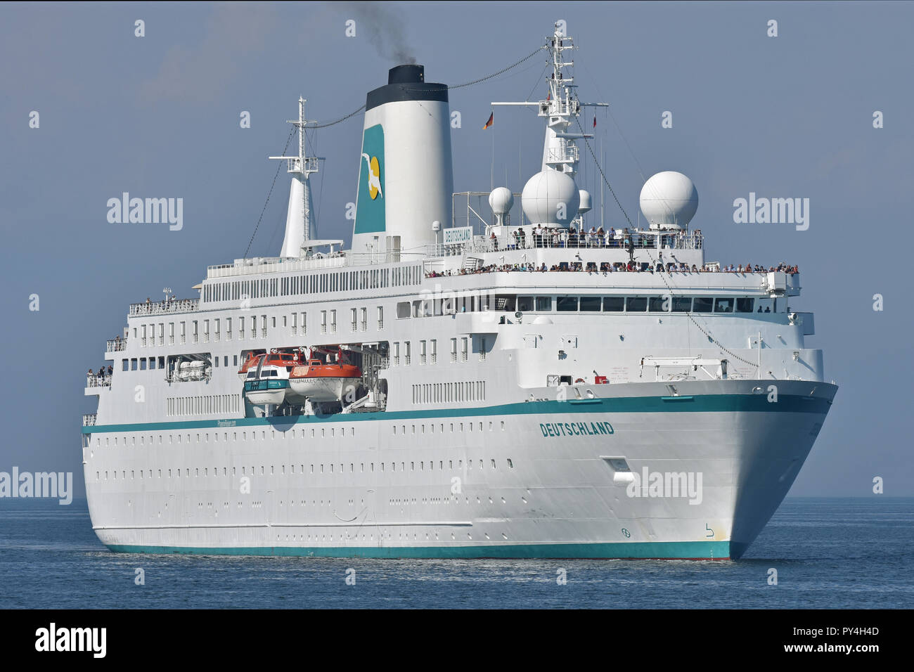 Croisière fjord de Kiel entrants Deutschland Banque D'Images
